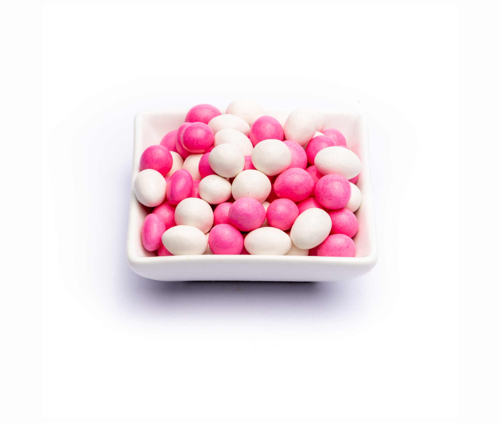 Pink & White Coated Peanuts